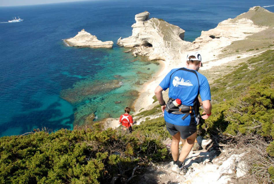 Trail des falaises à Bonifacio